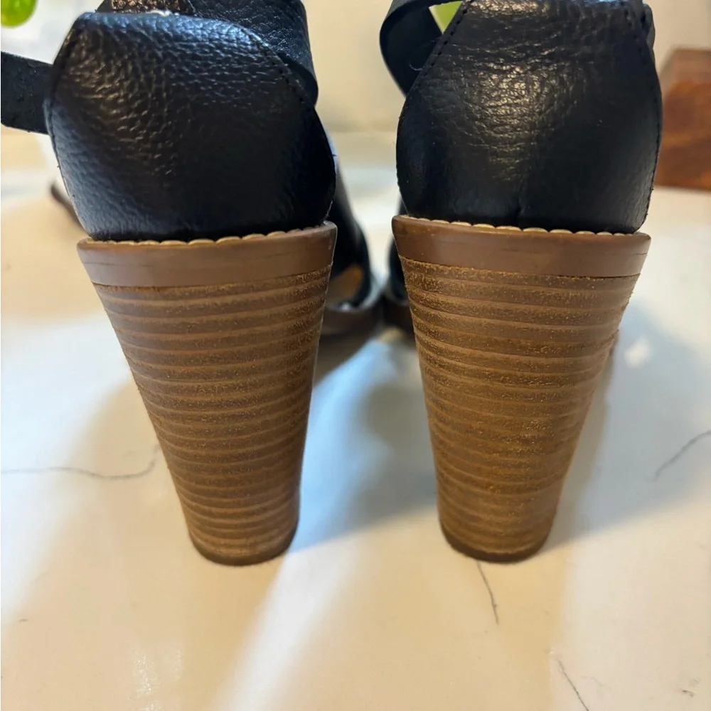 Madewell, Black Leather Heeled Sandals, 7 - Picture 4 of 9